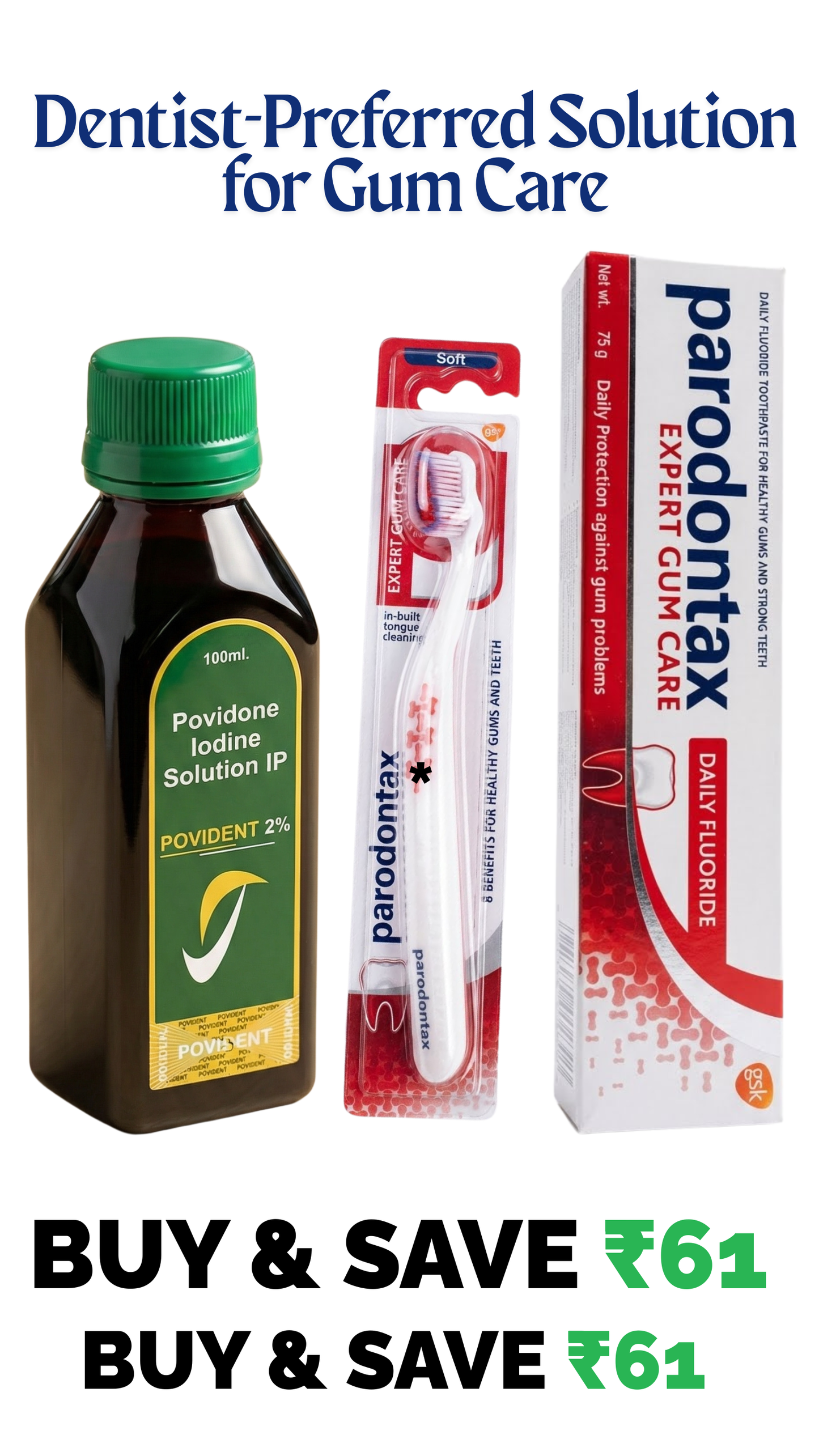 Gum Care Combo - Daily Use Paste || ₹319 (₹380)