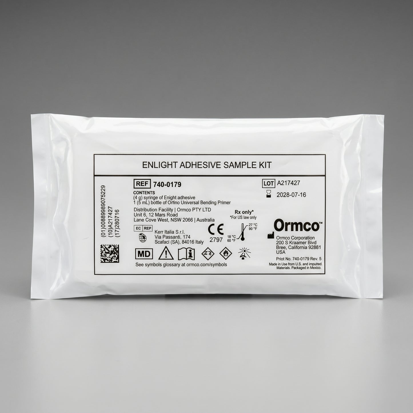 Ormco Enlight Adhesive Sample Kit