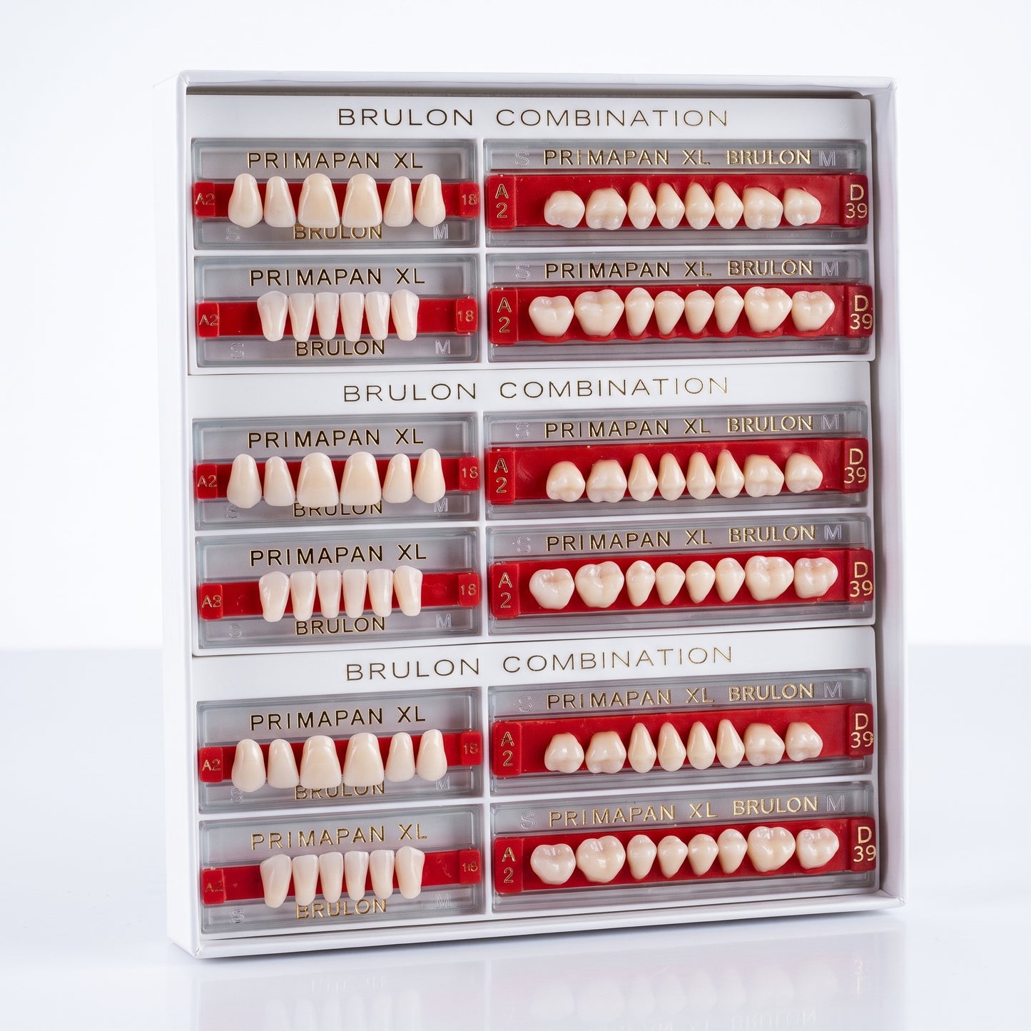Brulon Primapan XL Combination Teeth Set | Full Pack of 4 Sets