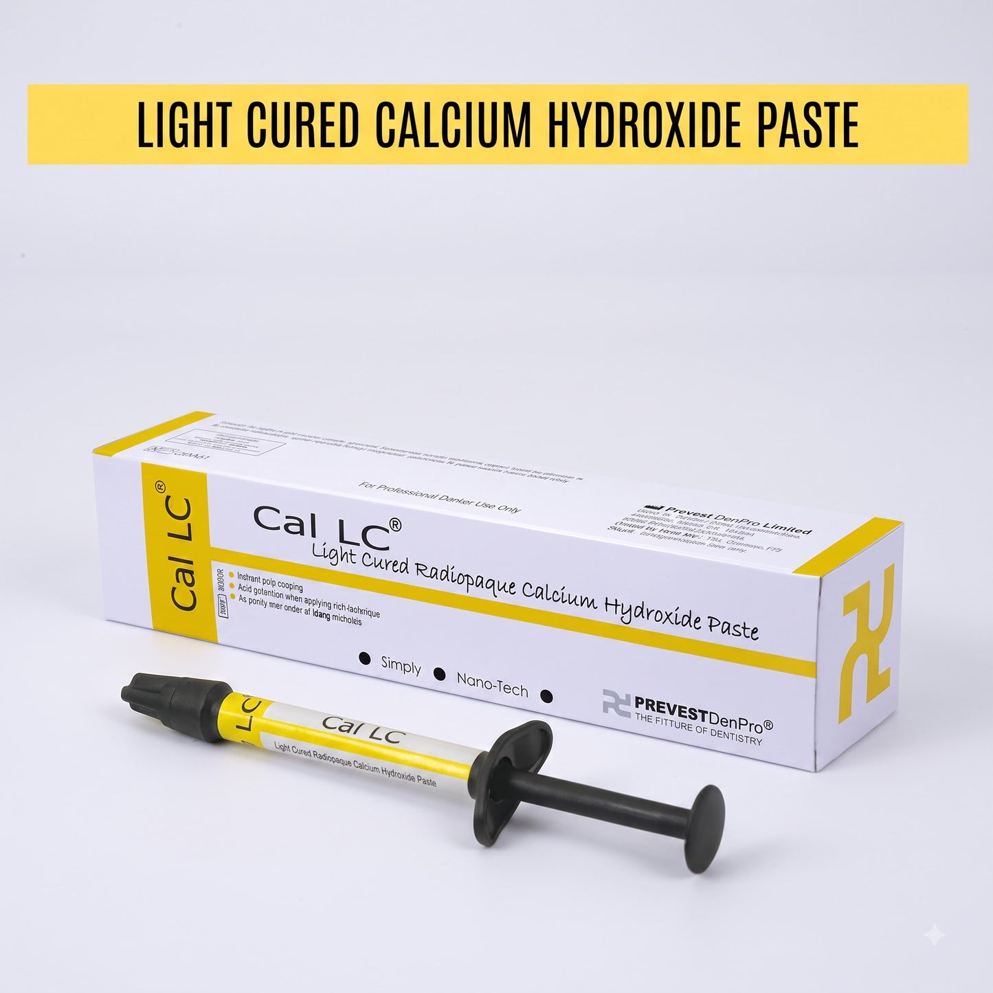 Prevest Cal LC Light Cured Radiopaque Calcium Hydroxide Paste