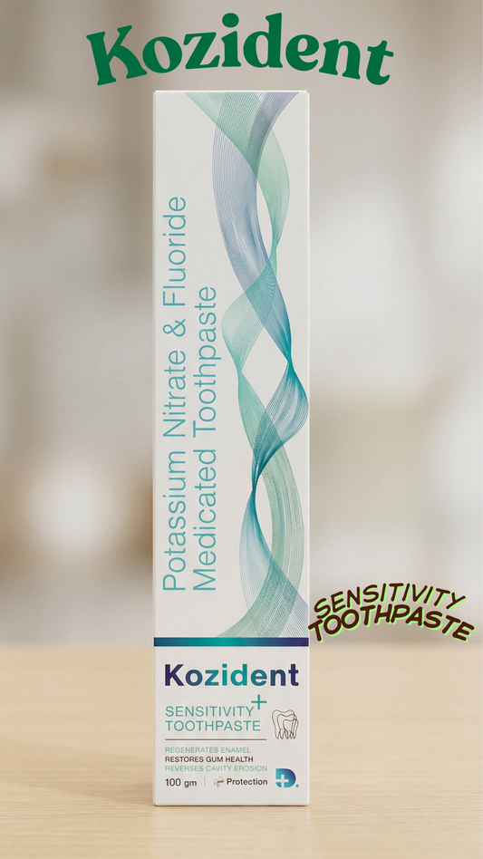 Kozident Sensitivity+ Toothpaste with Potassium Nitrate & Fluoride (100 g)