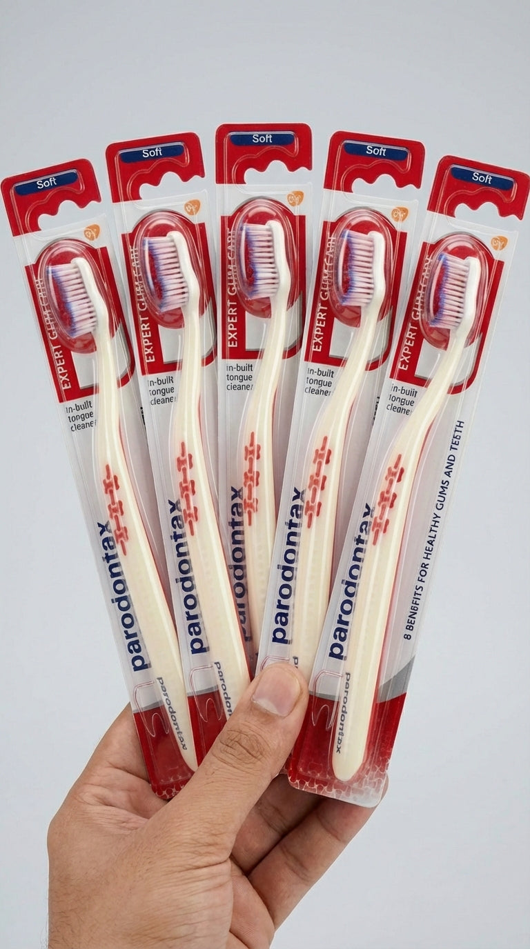Parodontax Soft Toothbrush Combo – 5 Brushes
