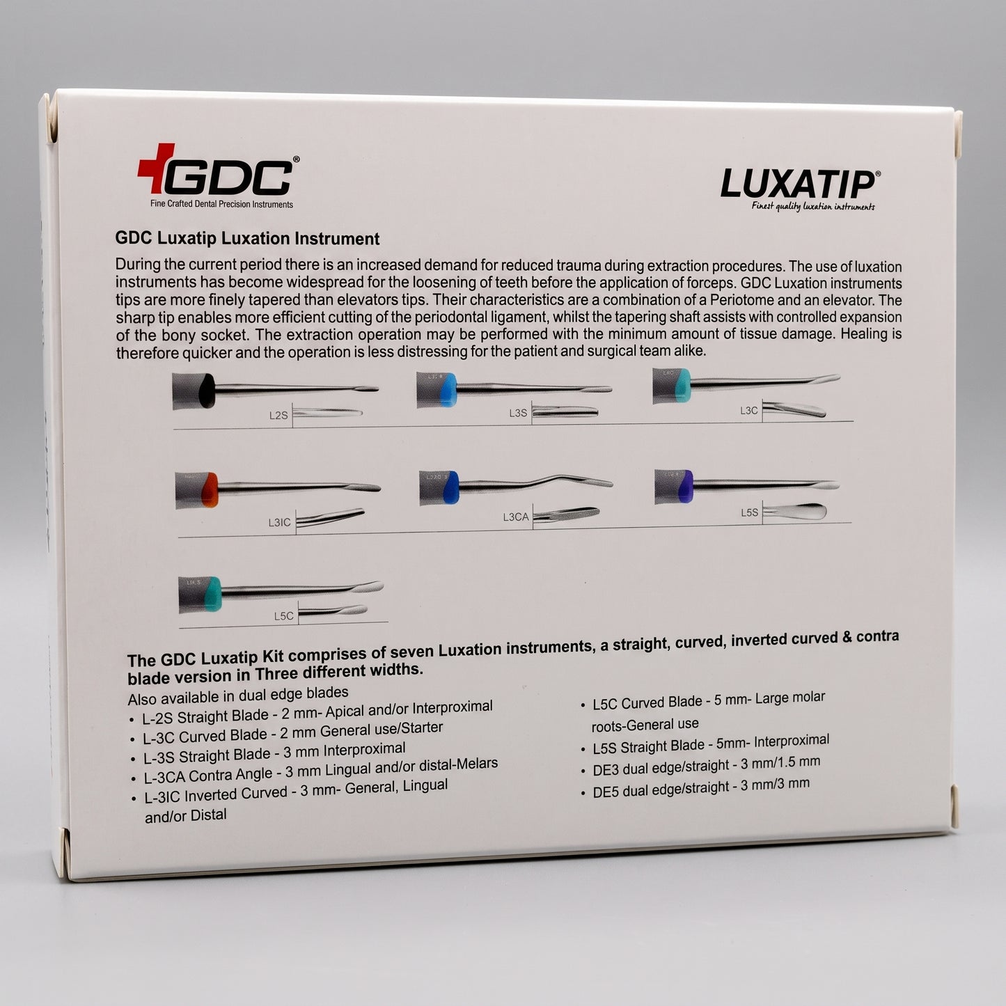 GDC Luxatip Dental Luxation Instrument Kit