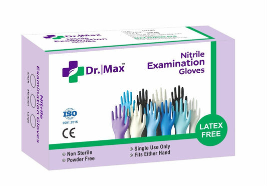 Nitrile Examination Gloves 1*Box of 100 Gloves