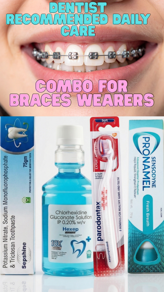 Dentist Recommended Braces Hygiene Combo – Save ₹78