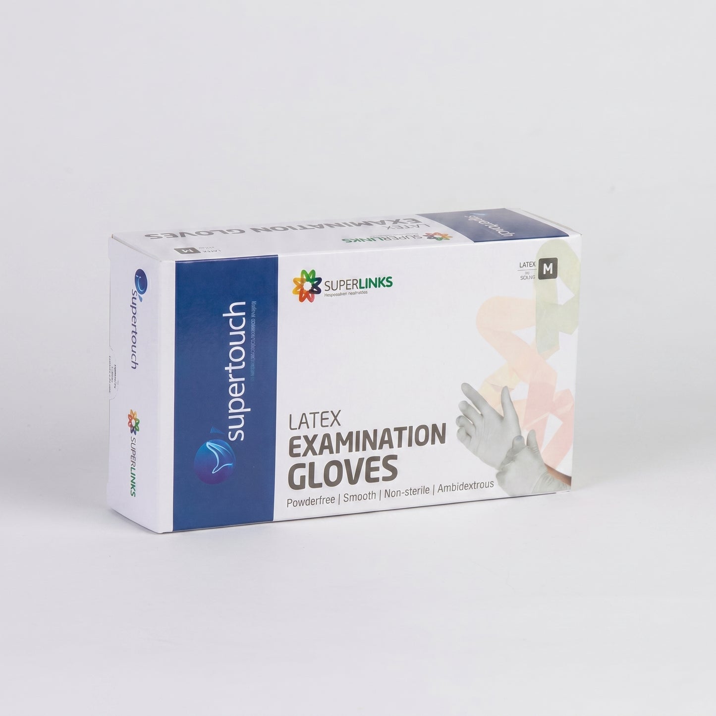 Latex Examination Gloves 1*Box of 100 Gloves