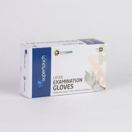 Latex Examination Gloves 1*Box of 100 Gloves