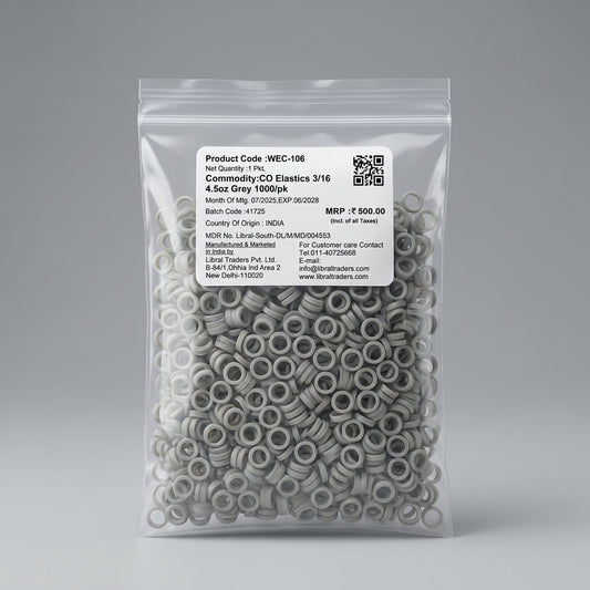 CO Elastics 3/16 4.05 Oz Grey 1000/pk