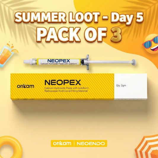 NEOPEX Calcium Hydroxide with Iodoform | Pack of 3 | Summer LOOT