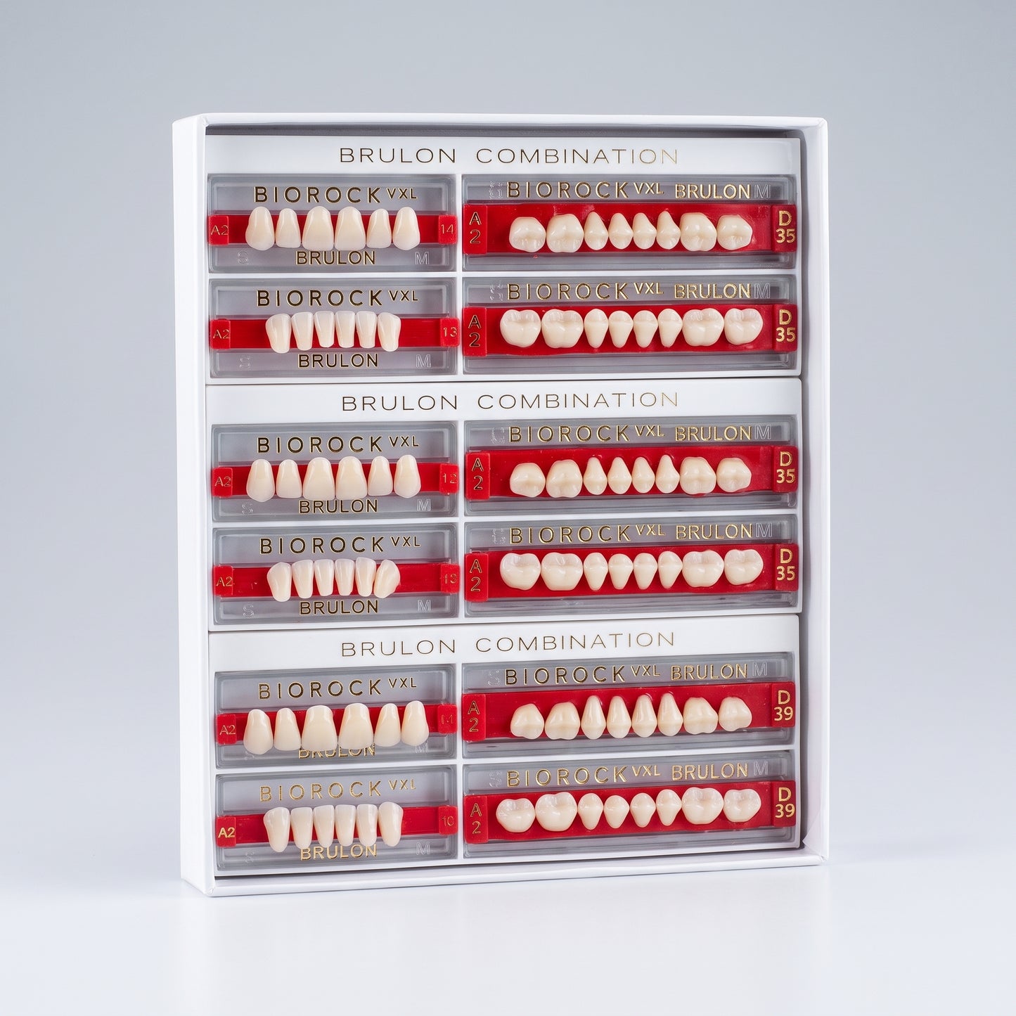 Brulon Biorock VXL Combination Teeth Set | Full Pack of 4 Sets