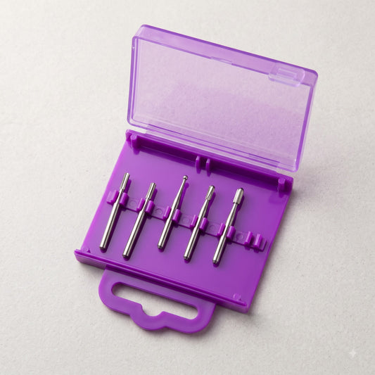 Dental Metal Carbide Burs  5 Piece Set