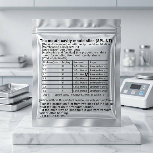 The Mouth Cavity Mould Slice (SPLINT) | Retainer Sheet