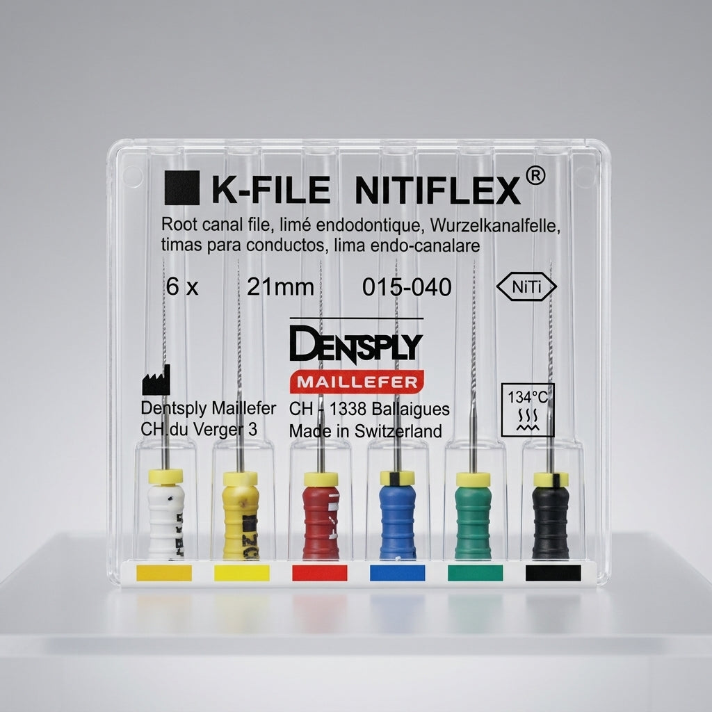 Dentsply Maillefer Nitiflex K-File Assorted | Pack of 6